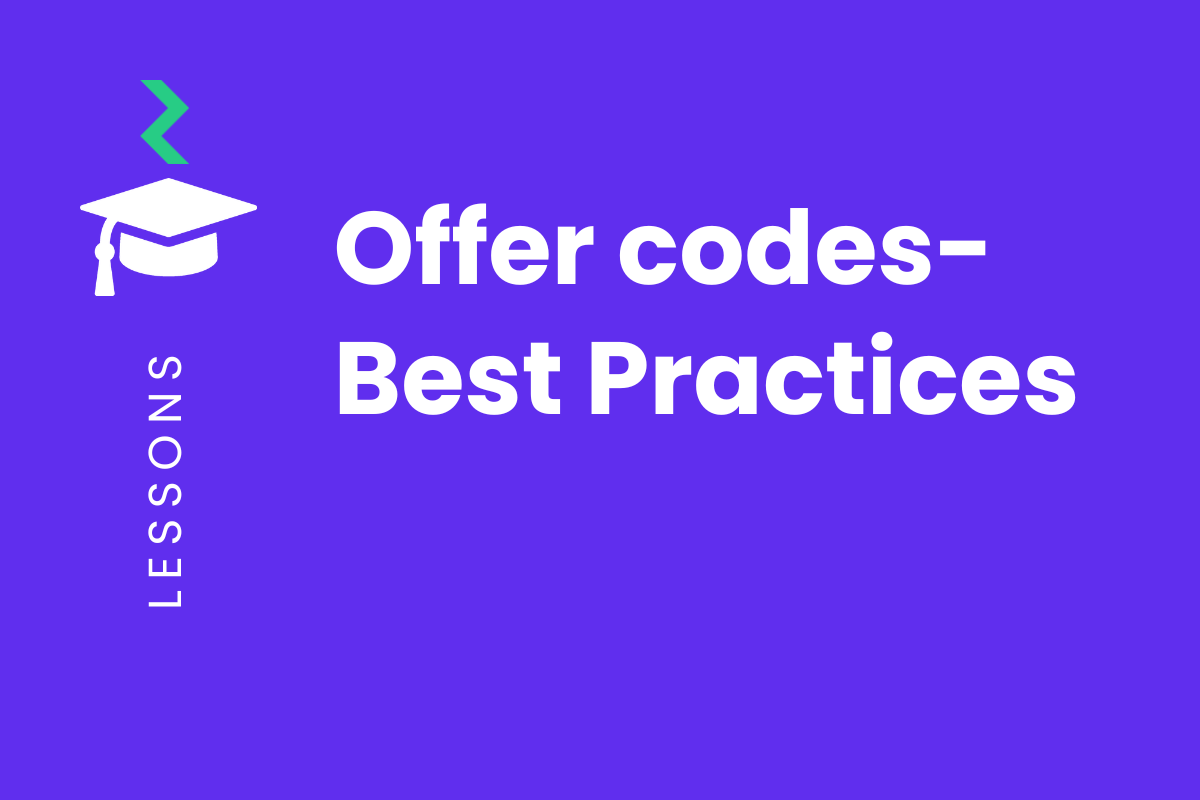  Best practice - Offer codes in Direct Mail | ZAP~POST